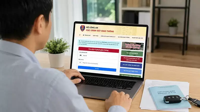 Tra cứu phạt nguội Cục cảnh sát giao thông 2026